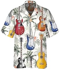Guitar hawaiian shirt for sale  Delivered anywhere in USA 