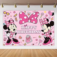 Minnie mouse backdrop for sale  Delivered anywhere in UK