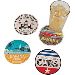 Cuban print coasters for sale  Delivered anywhere in USA 