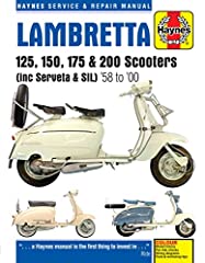 Lambretta scooters haynes for sale  Delivered anywhere in UK