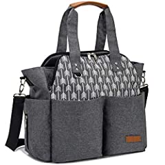 Lekebaby Baby Nappy Changing Bag Satchel Messenger for sale  Delivered anywhere in UK