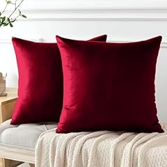 Home velvet red for sale  Delivered anywhere in UK