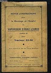 Instructions montage emploi d'occasion  Livré partout en France