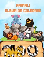 Animali album colorare usato  Spedito ovunque in Italia 