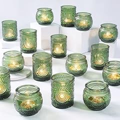 Pcs green glass for sale  Delivered anywhere in USA 