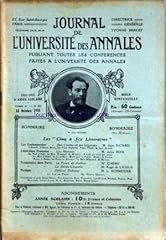 Journal universite annales d'occasion  Livré partout en France