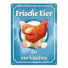 Frische eier metallschild gebraucht kaufen  Wird an jeden Ort in Deutschland