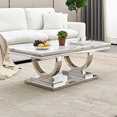 Coffee table white for sale  Delivered anywhere in USA 