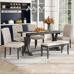 Farmhouse dining table for sale  Delivered anywhere in USA 