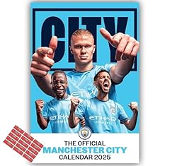 Manchester city calendar for sale  Delivered anywhere in UK