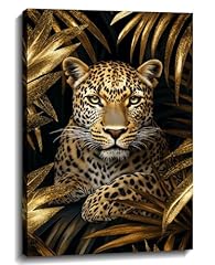 Leopard canvas wall for sale  Delivered anywhere in USA 