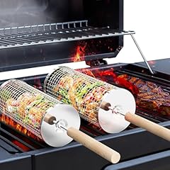Rolling grill basket for sale  Delivered anywhere in USA 