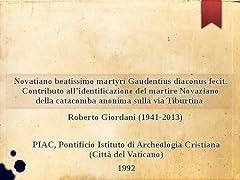 Novatiano beatissimo martyri usato  Spedito ovunque in Italia 