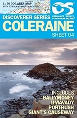 Coleraine map ballymoney for sale  Delivered anywhere in UK