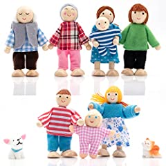 Wooden dollhouse people for sale  Delivered anywhere in UK