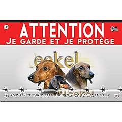 Panneau métal attention d'occasion  Livré partout en France