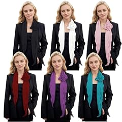 6pcs chiffon scarf for sale  Delivered anywhere in USA 