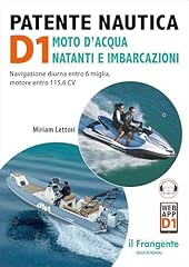 Patente nautica moto usato  Spedito ovunque in Italia 