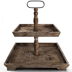 Farmhouse tiered tray for sale  Delivered anywhere in USA 