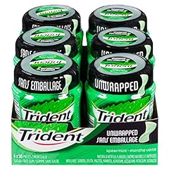 Trident Unwrapped Sugar Free Gum, Spearmint (Pack of for sale  Delivered anywhere in Canada