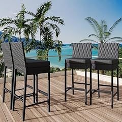 Patio wicker barstools for sale  Delivered anywhere in USA 