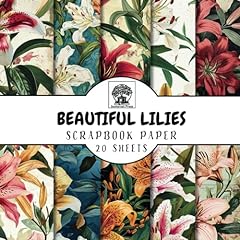 Beautiful lilies scrapbook for sale  Delivered anywhere in USA 