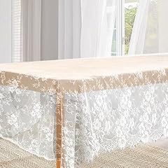 Telooco white lace for sale  Delivered anywhere in UK
