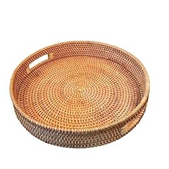 Rattan serving traywith for sale  Delivered anywhere in USA 