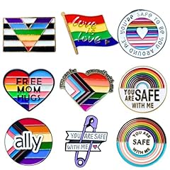 9pc pride pins for sale  Delivered anywhere in USA 