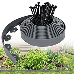 Aufun flexible lawn edging made of plastic 10mx5cm for sale  Delivered anywhere in UK