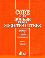 Code bourse sociétés d'occasion  Livré partout en France