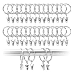 50pcs curtain rings for sale  Delivered anywhere in UK