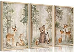 3pcs woodland animal for sale  Delivered anywhere in USA 