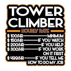 Tower climber vinyl for sale  Delivered anywhere in USA 