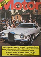 Motor magazine 1974 for sale  Delivered anywhere in UK