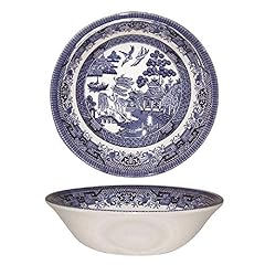 Used, Churchill China Blue Willow Oatmeal Bowl 6 (Set of for sale  Delivered anywhere in Canada