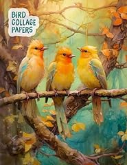 Bird collage papers for sale  Delivered anywhere in USA 