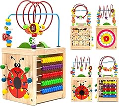 Wooden activity cube for sale  Delivered anywhere in UK