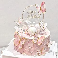 Pink butterfly cake for sale  Delivered anywhere in USA 