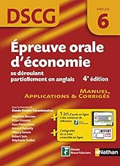 épreuve orale économie d'occasion  Livré partout en France