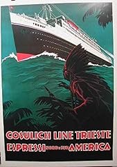Cosulich line trieste usato  Spedito ovunque in Italia 