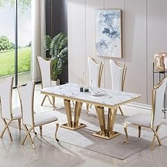 Gold dining table for sale  Delivered anywhere in USA 
