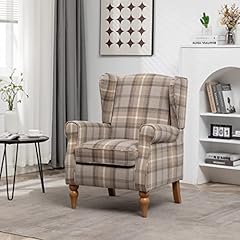 Azrbopo wingback tartan for sale  Delivered anywhere in UK