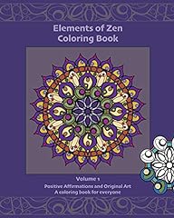 Elements zen coloring for sale  Delivered anywhere in UK