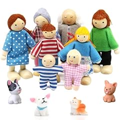 Set bambole legno usato  Spedito ovunque in Italia 