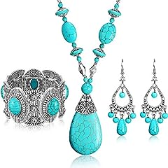 Pieces bohemian turquoise for sale  Delivered anywhere in USA 