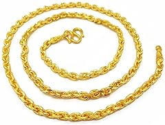 Men's, Women Classic Chain 22k 23k 24k Thai Baht Gold, used for sale  Delivered anywhere in USA 