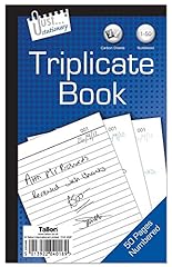 12x triplicate book for sale  Delivered anywhere in UK