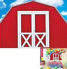 7x5ft red farm for sale  Delivered anywhere in USA 