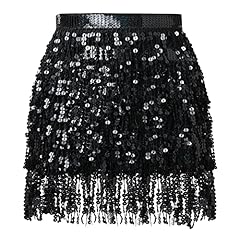 Soudittur sequin skirt for sale  Delivered anywhere in USA 